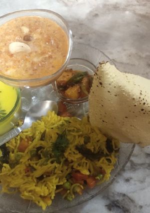 A picture of Mix veg Pulao.