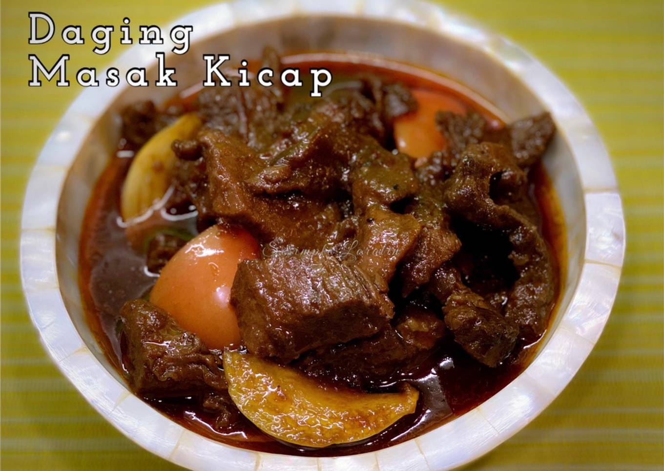 Resepi Daging Masak Kicap Yang Boleh Manjain Lidah Dan Easy Resepi Kak Ross