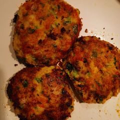 A picture of Chickpea patty.