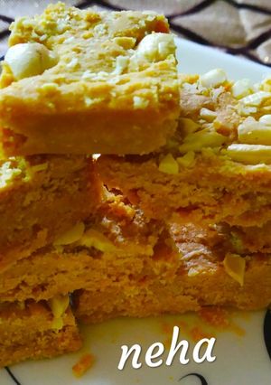 A picture of Besan Barfi.