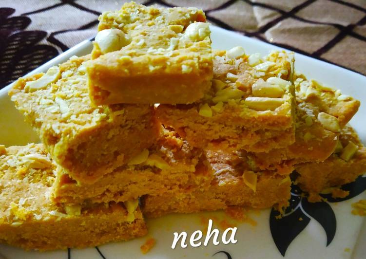 Easiest Way to Cook Eating on a Dime Besan Barfi
