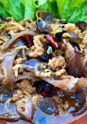 รูปของ หมูสับผัดพริกแห้ง