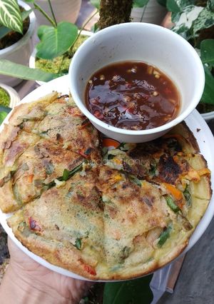 Foto resep Pancake Sayur Ala Korea (Pajeon)