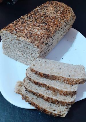 Una foto de Pan de molde con salvado