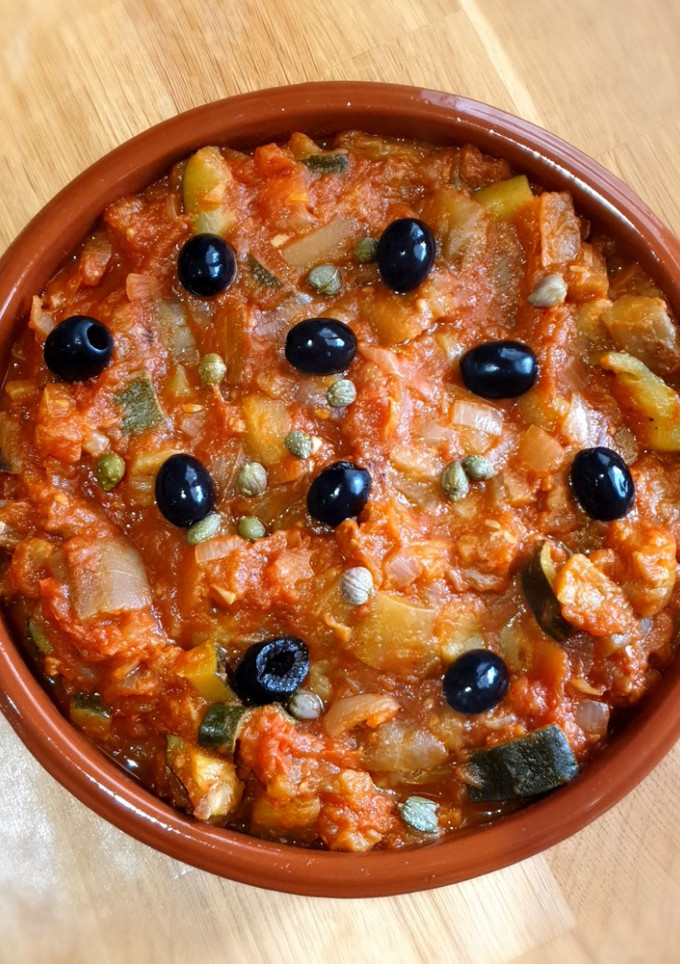 Una foto de Caponata y pisto