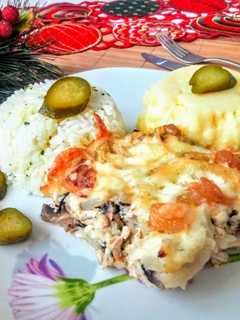 Csirkemell gazdagon recept fotója