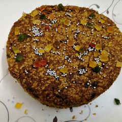 A picture of Semolina Tutyfruity Cake.
