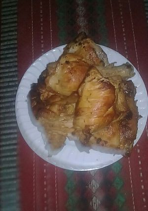 صورة لوصفة دجاج مسلوق ومحمر