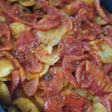 بطاطا بالبندورة واللحمة