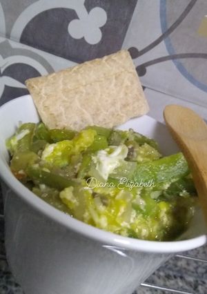Una foto de Revuelto de zapallitos y chauchas.👩🏼🍳🤩