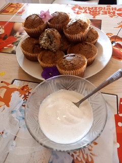 Mákos - almás muffin (durumlisztel és eritrittel) recept fotója