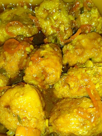 Langkah Gampang Membikin Resep Perkedel tahu saus oriental yang Enak Banget Anti Ribet, Bikin Ngiler