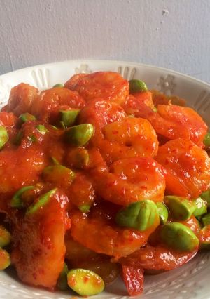 Foto resep Udang Balado Pete