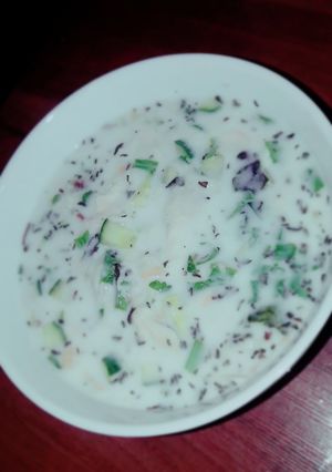 عکسی از دستور آب دوغ خیار 🍵