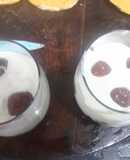 Postre de fruta escondida