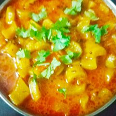 A picture of Cucumber tomato sabji.