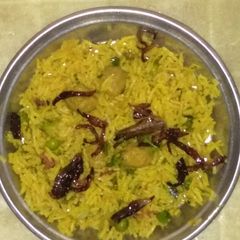 A picture of Veg biryani.