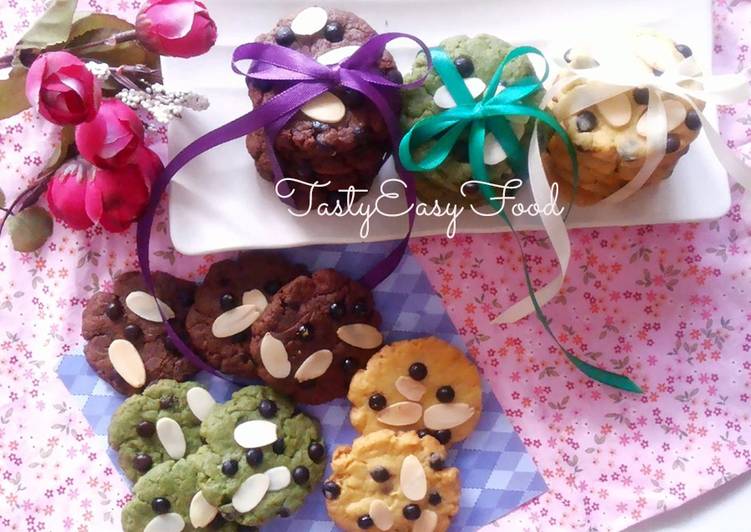 Resep ChocoChips Cookies Teflon Less Sugar [tanpa oven]🍪🍪🍪, Enak Banget