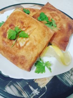 صورة لوصفة بريك البطاطا واللحم المفروم 💚