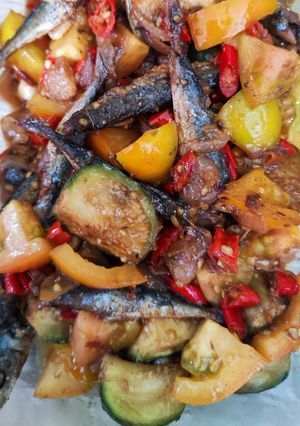 Foto resep Oseng ikan asin terong pipit