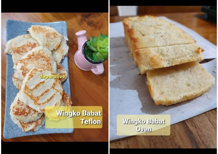 Resep Wingko Babat Oven dan Teflon tanpa Telur Anti Gagal