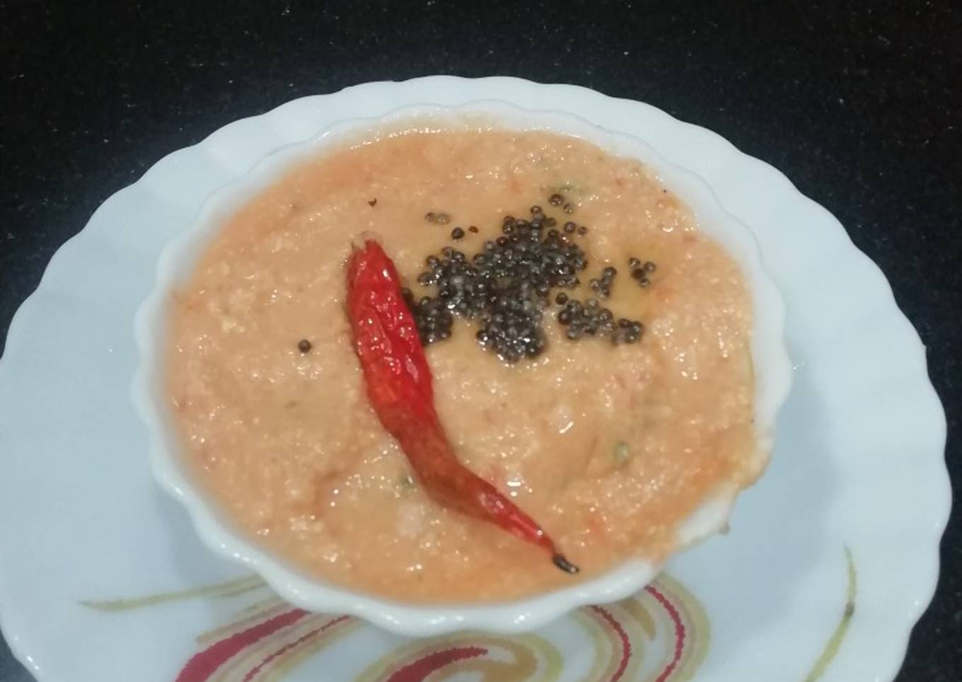 Roasted chickpea & Coconut chutney