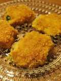 Croquette pois chiche et carotte à la chapelure panko