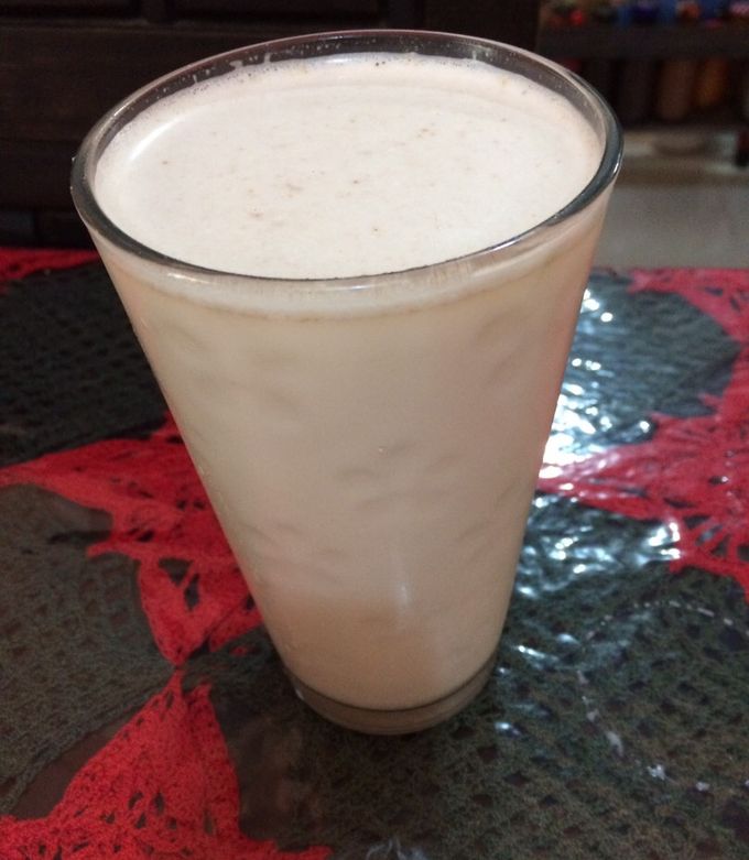 Una foto de Agua de cacahuate