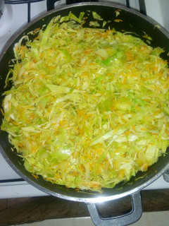 A picture of Steamed cabbage.