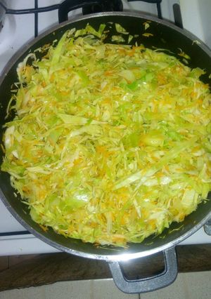 A picture of Steamed cabbage.