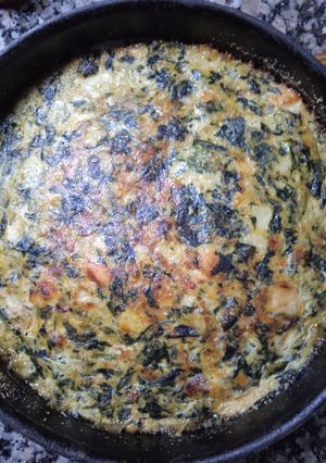Una foto de Tortilla al horno reciclando😉