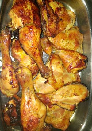 Una foto de Pollo a la Naranja para Navidad!!