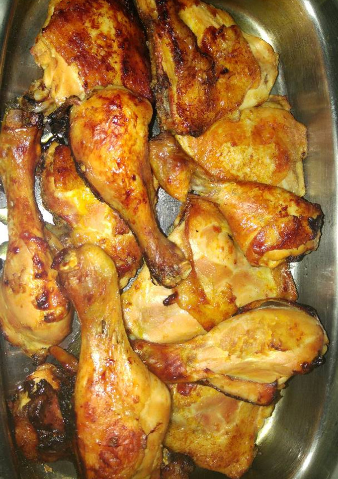 Una foto de Pollo a la Naranja para Navidad!!