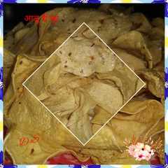 आलू (आलू चिप्स)(alu chips recipe in hindi)-レシピのメイン写真