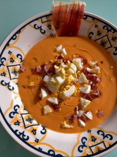 Una foto de Salmorejo cordobés