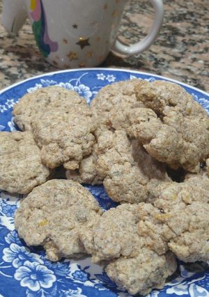 Una foto de Galletitas integrales de limón y chía 🍋🍋