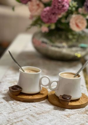 عکسی از دستور قهوه فوری کارامل لاته