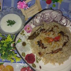 A picture of Chana Pulao.