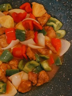 Foto resep Babi Kuluyuk (Babi saos asam manis)