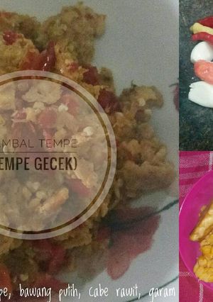 Foto resep Sambal Tempe (Tempe Gecek)