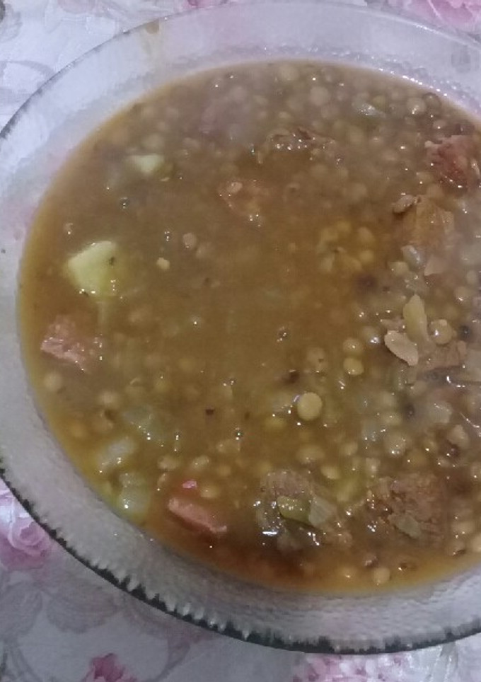 Una foto de Guiso de lentejas