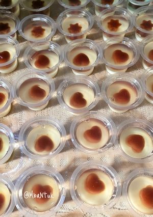 Foto resep Puding Cup Cokelat dan Leci