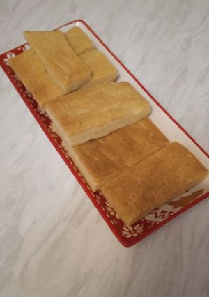 O poză a rețetei Shortbread biscuiți scoțieni.