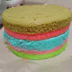รูปของ Rainbow cake ekomomis