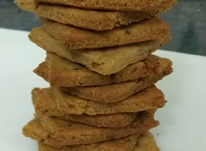 A picture of Jeera-Methi Cookies (From Wheat Flour) Without Oven.
