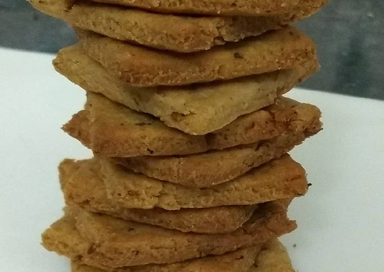 Jeera-Methi Cookies (From Wheat Flour) Without Oven