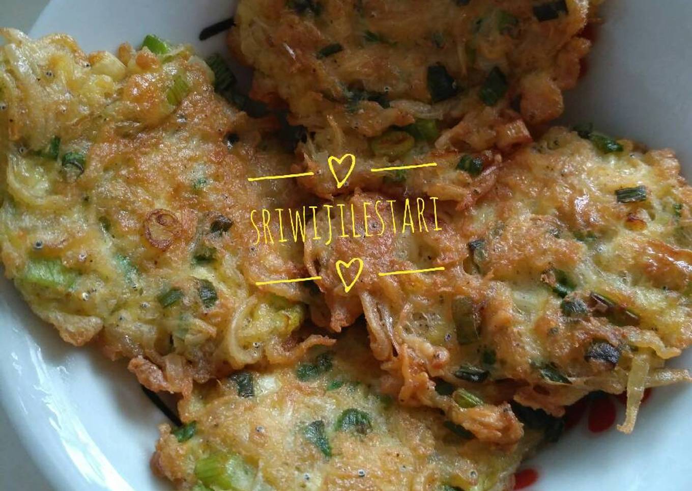 Teri keju goreng telur