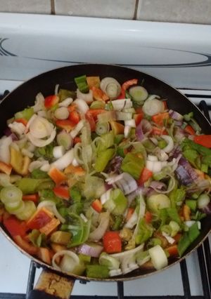 Una foto de Tarta de vegetales