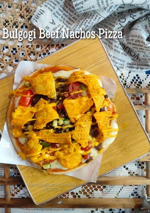 Gambar Bulgogi Beef Nachos Pizza