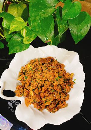 Hình của món Con ruốc rang.